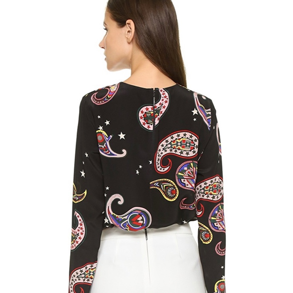 MSGM fringe paisley black and multicolored - Picture 4 of 8